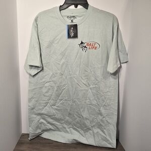 Salt Life Men's Light Gray T-Shirt